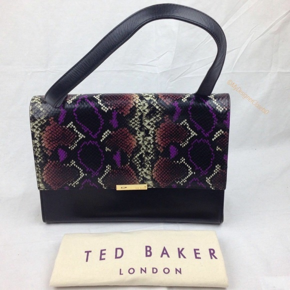 ted baker animal print purse